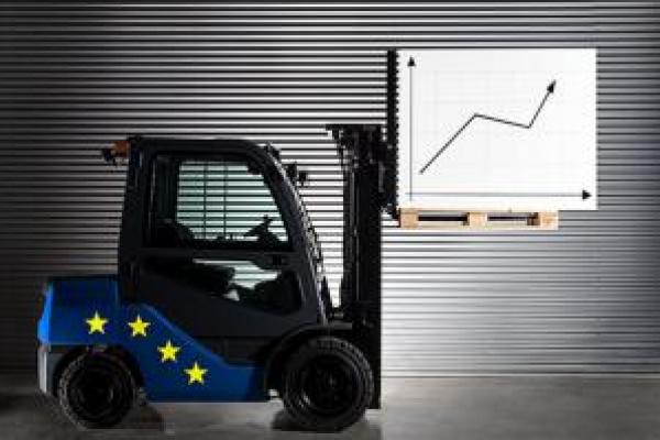 EU targonca és növekedési grafikon